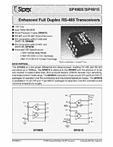 DataSheet SP491EE pdf